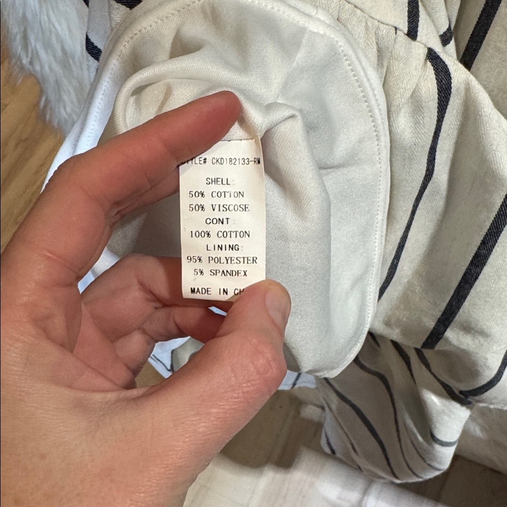 Mello Day Embroidered Striped Maxi Dress – Like New - Picture 7 of 7